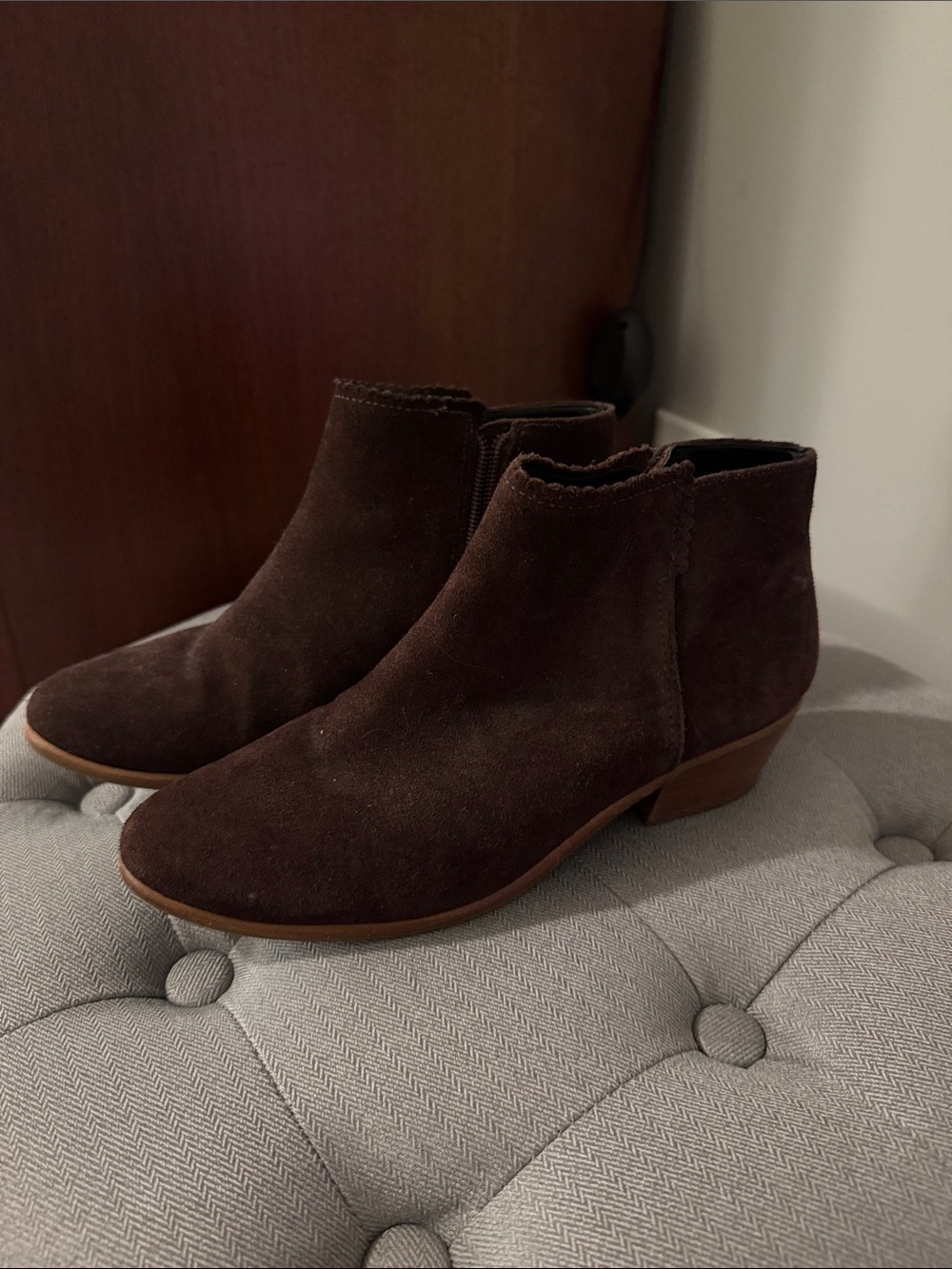 Jack Rodger’s heeled suede boots